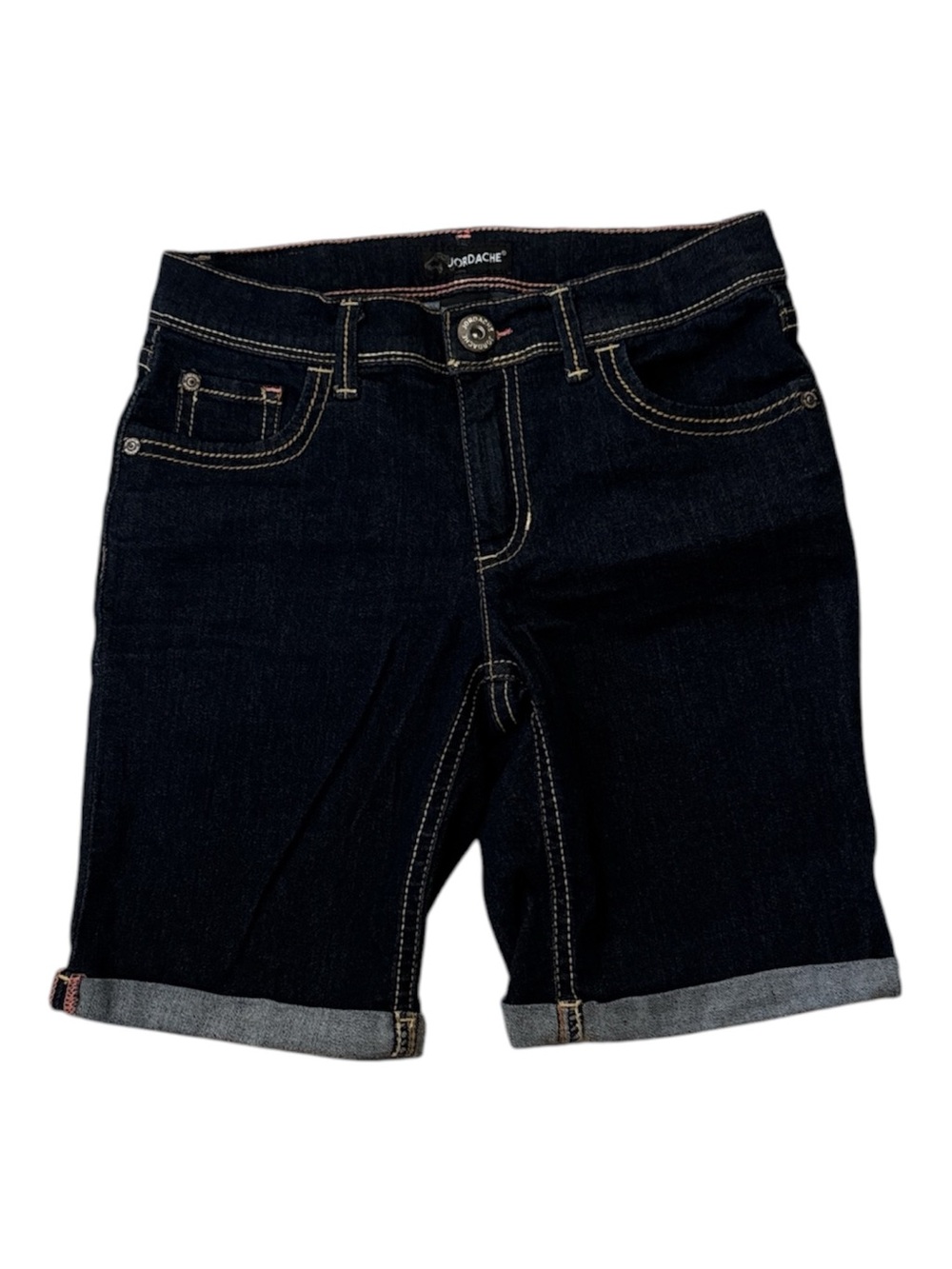 Girls Jordache Stretch Denim Bermuda Jean Shorts 10